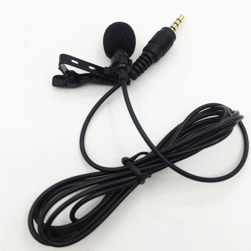 Sadie Clip Microphone (Portable Clip Condenser Microphone Mobile Phone – Black)