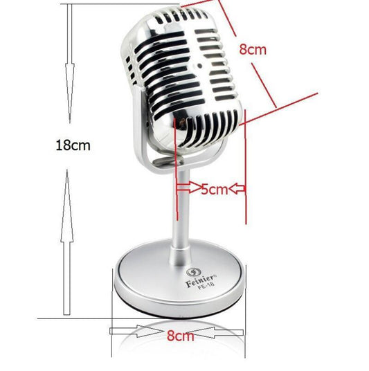 Dylan Desktop Microphone (Mini Desktop Microphone – Gold/Silver)
