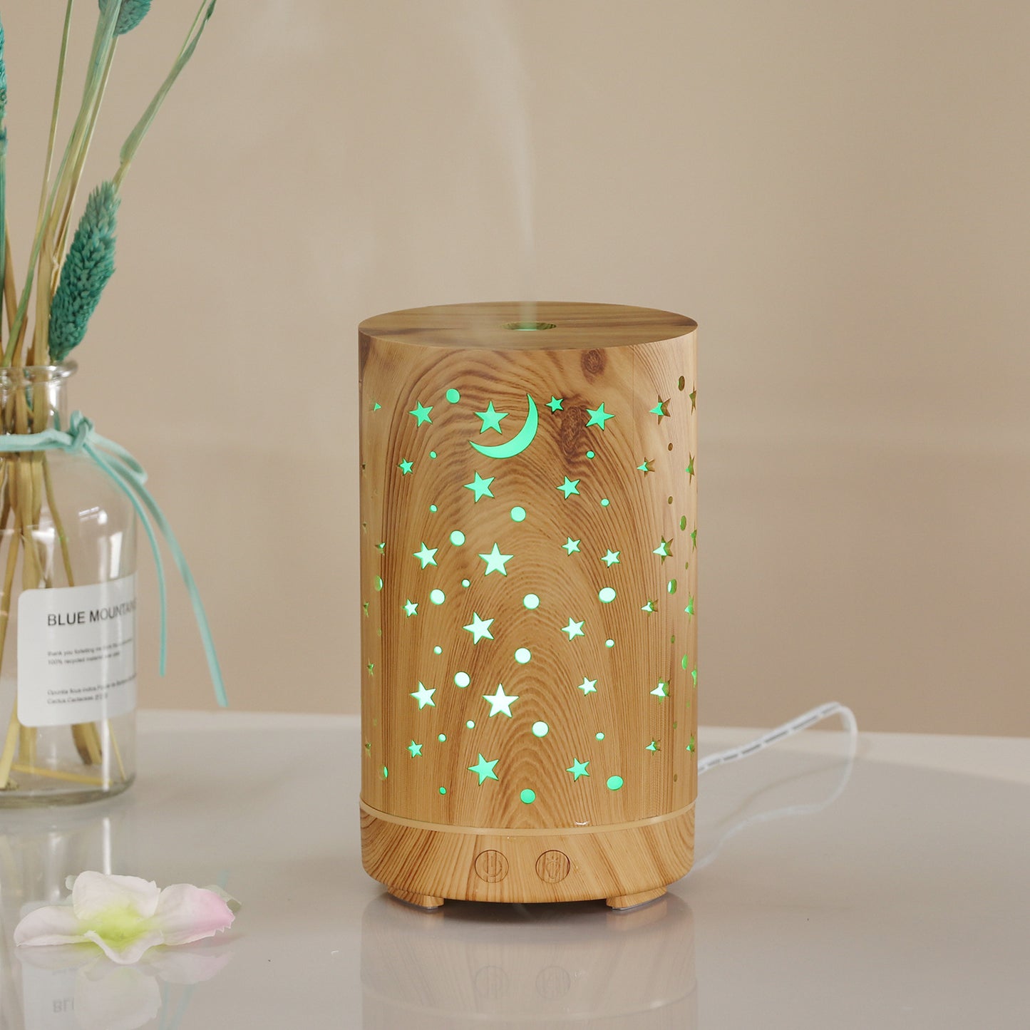 Ellis Aroma Diffuser (Hollow Aroma Diffuser Ultrasonic Atomizer Household Humidifier)