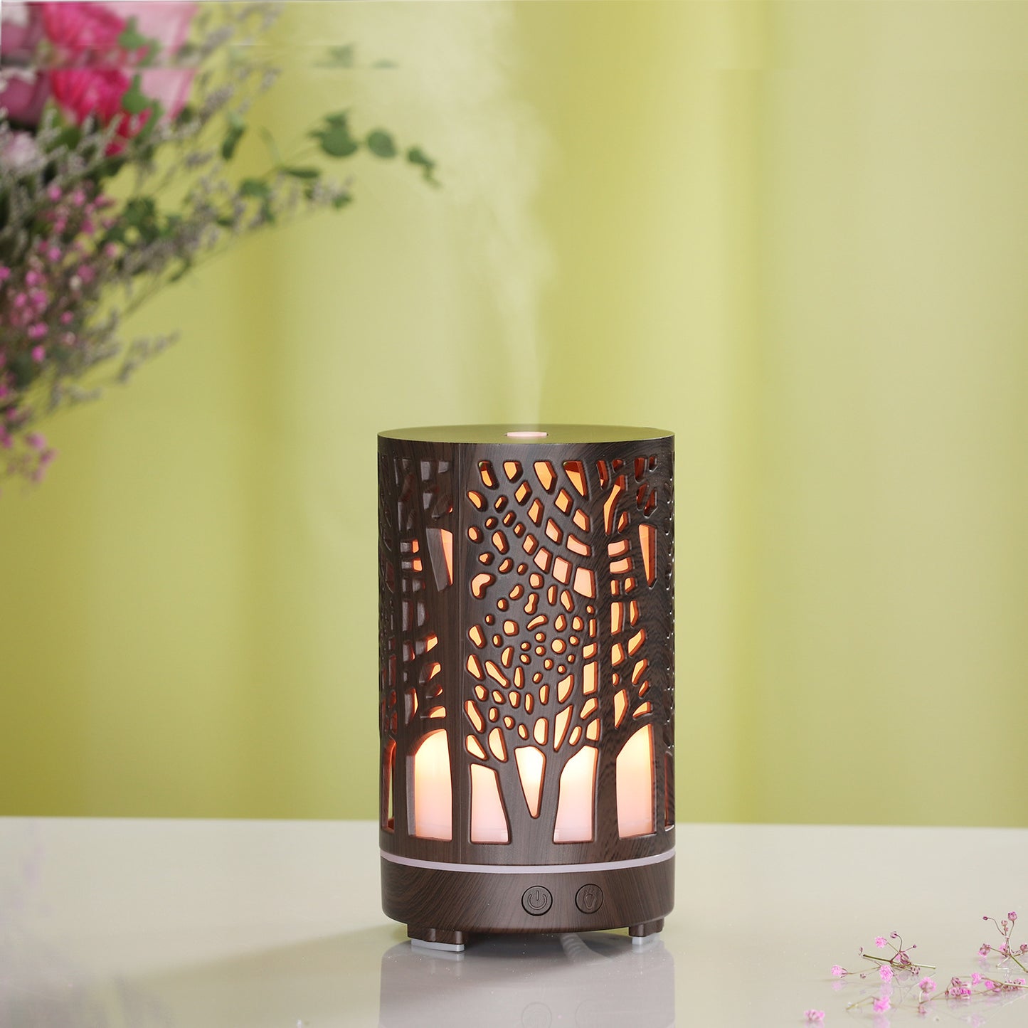 Ellis Aroma Diffuser (Hollow Aroma Diffuser Ultrasonic Atomizer Household Humidifier)