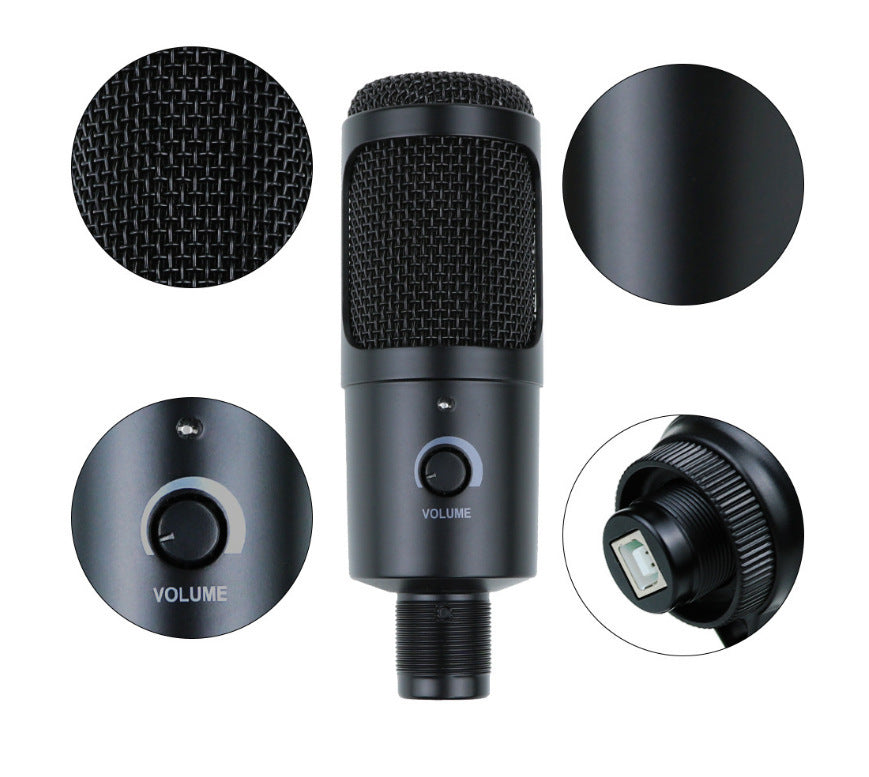 Tessa USB Microphone (Computer USB Live Condenser Microphone – A/B)