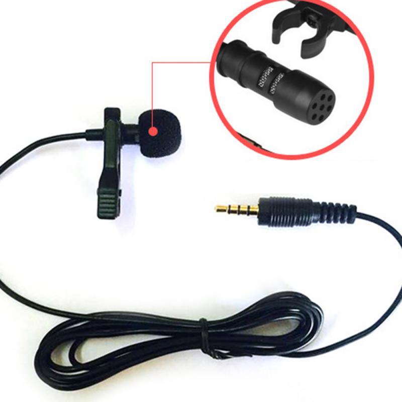 Sadie Clip Microphone (Portable Clip Condenser Microphone Mobile Phone – Black)