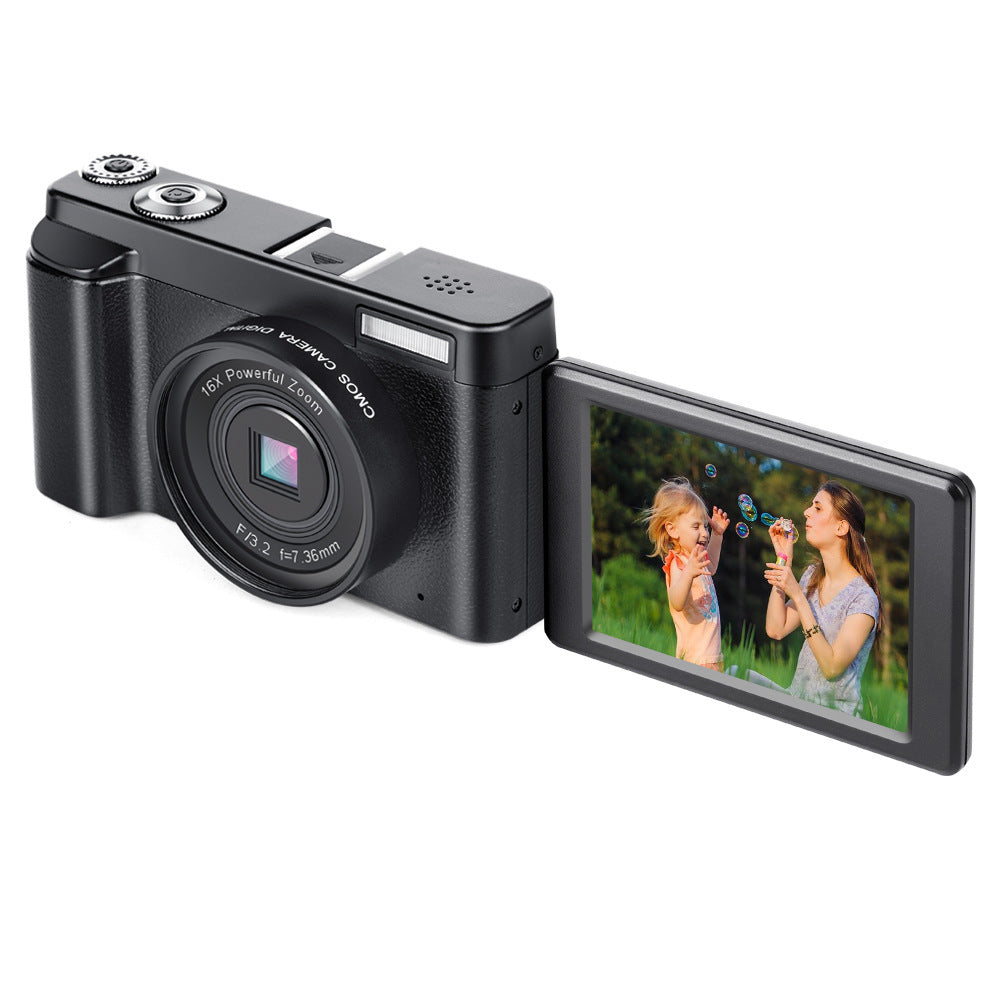Colton WiFi Camera (HD WIFI SLR Camera Digital Flip Screen Camera – Black + USB)