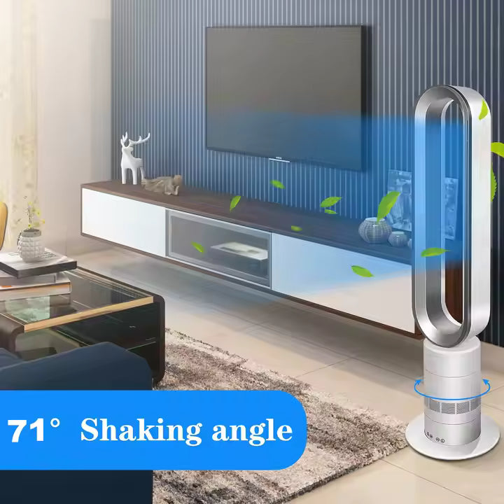 Isla Tower Fan (NEW H601 Bladeless Tower Fan – Quiet, Remote, LED, Energy Saving, Safe for Kids)
