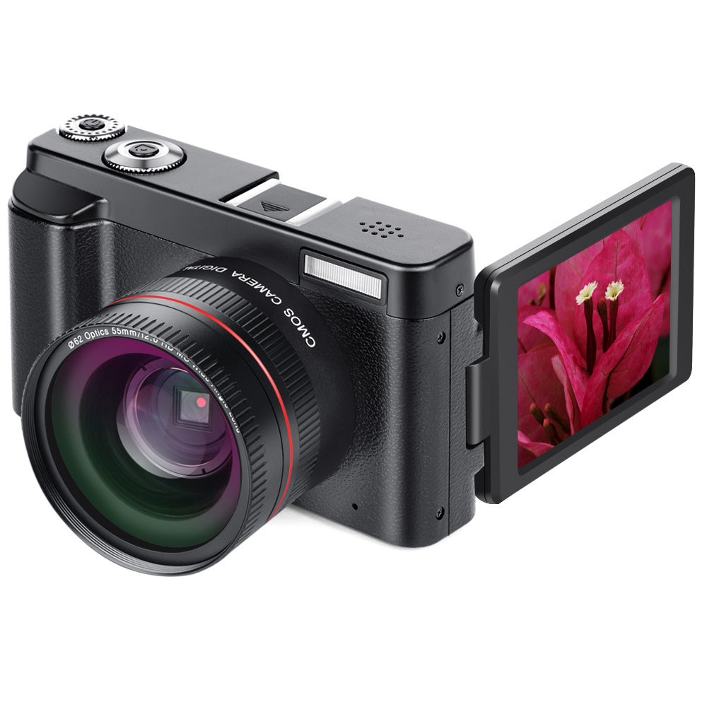 Colton WiFi Camera (HD WIFI SLR Camera Digital Flip Screen Camera – Black + USB)