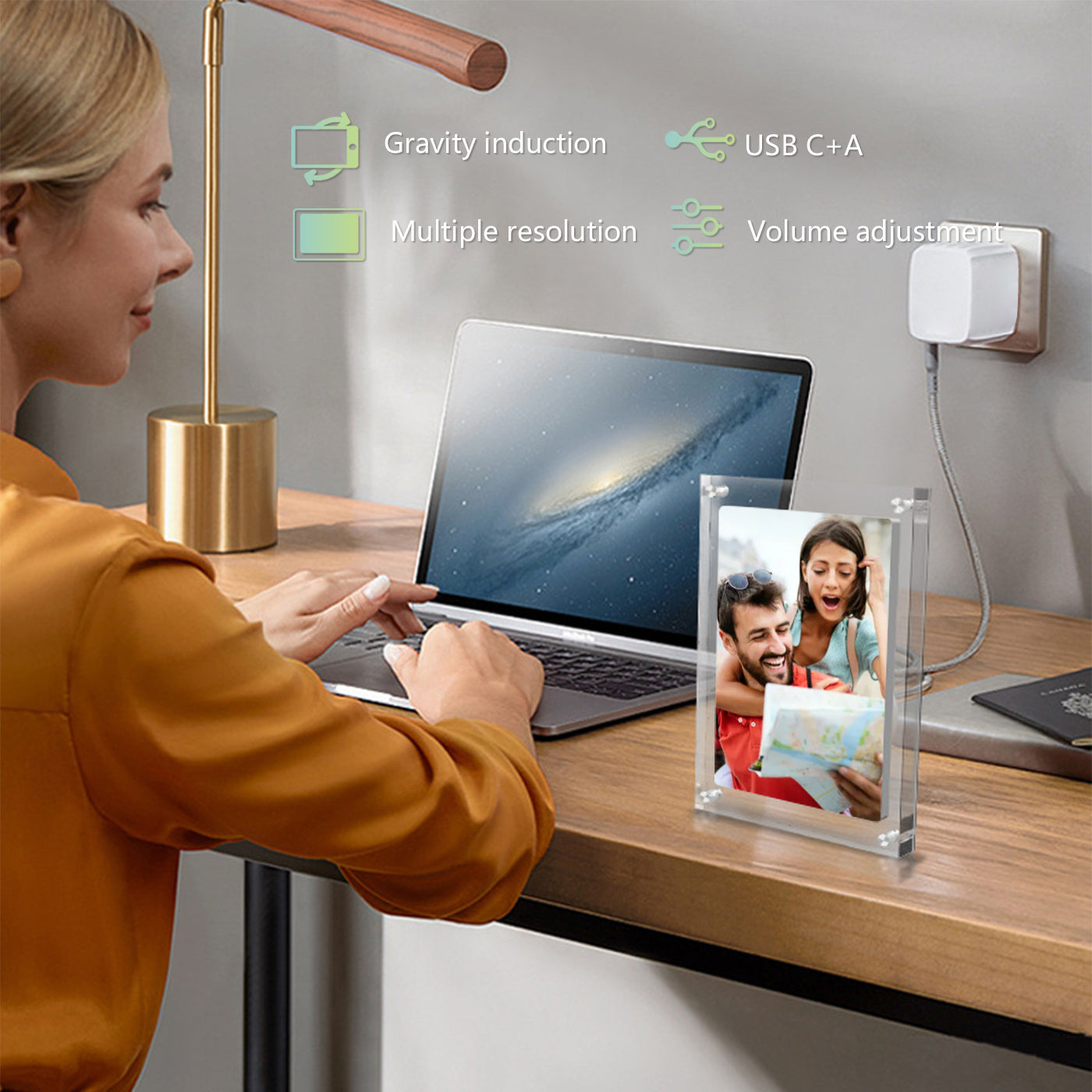 Mason Photo Frame (Electronic Photo Frame)