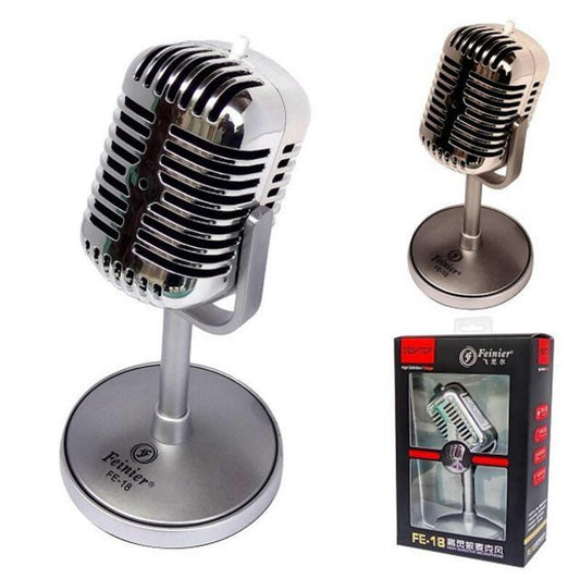 Dylan Desktop Microphone (Mini Desktop Microphone – Gold/Silver)