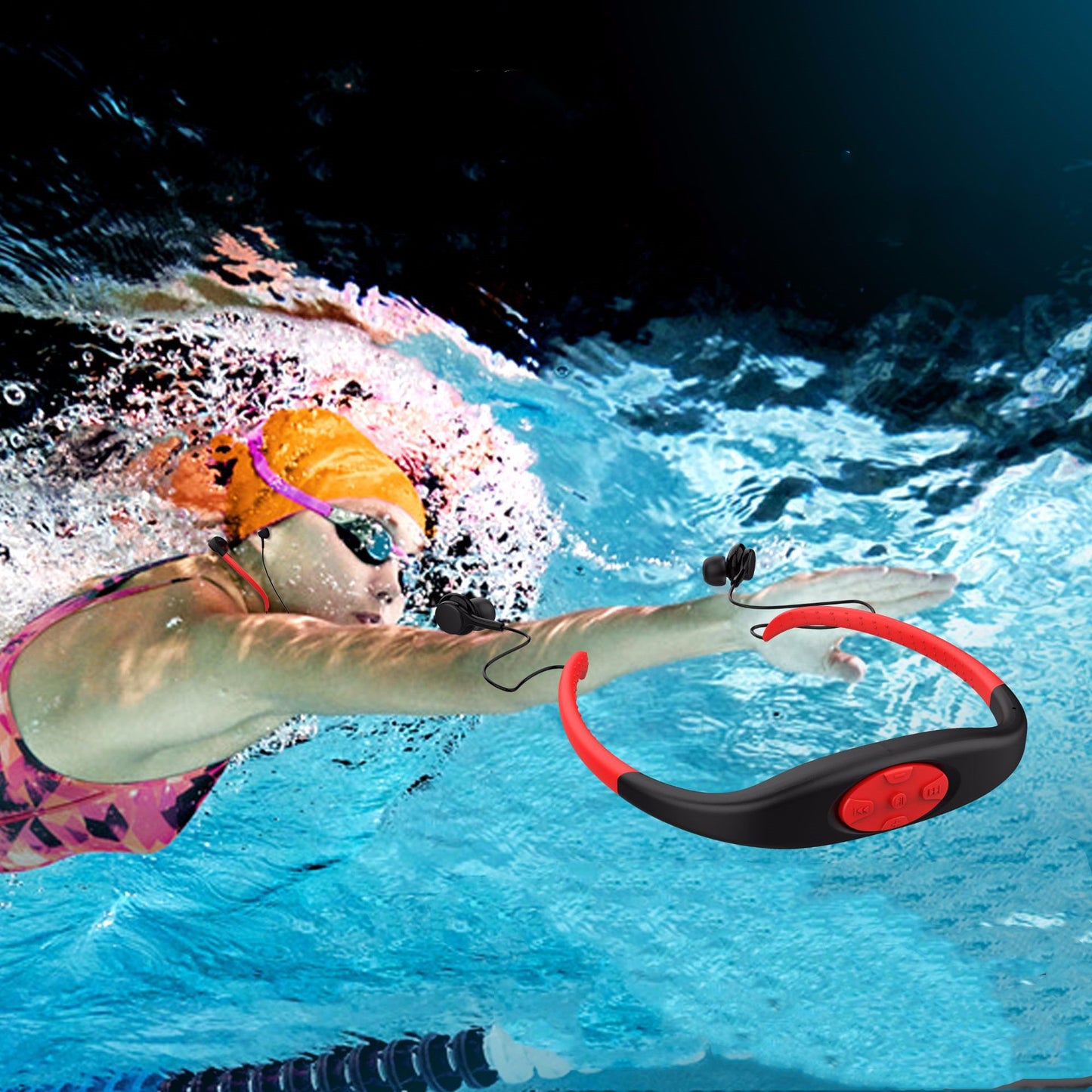 Iris Swim Headphones (2in1 Bluetooth Waterproof Headphone)