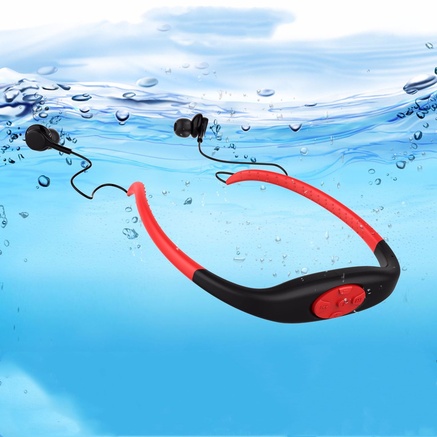 Iris Swim Headphones (2in1 Bluetooth Waterproof Headphone)