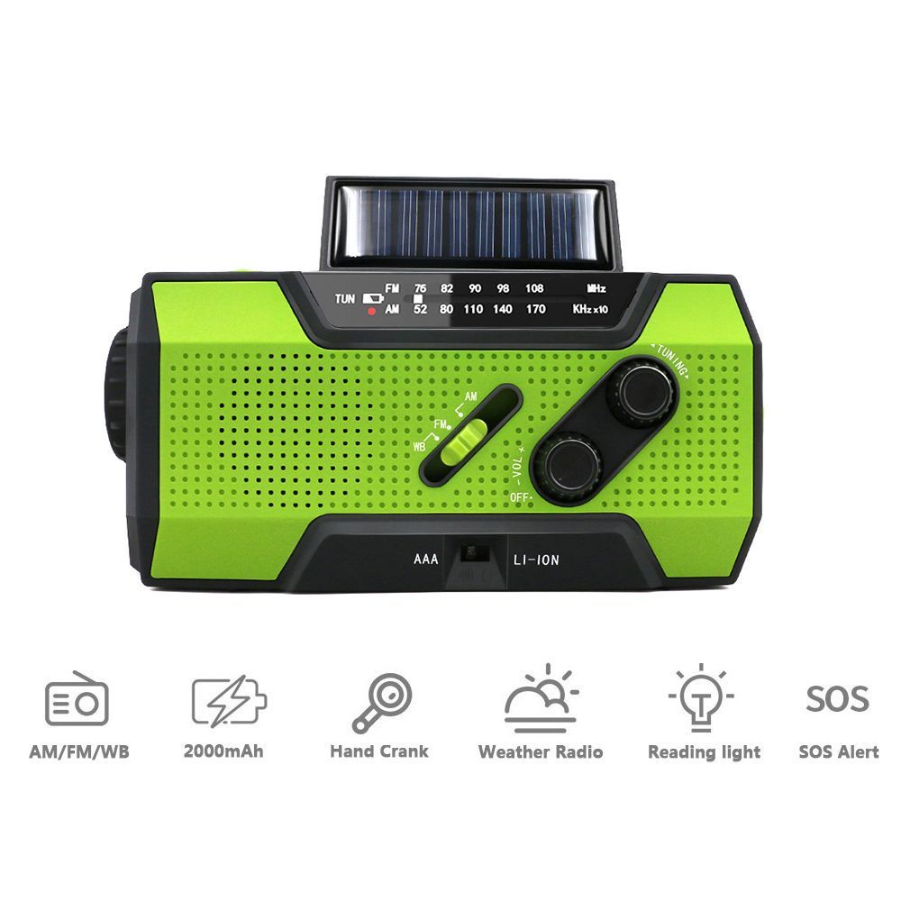 Crew Solar Radio (Hand crank solar radio)
