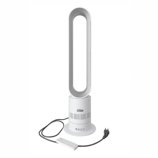 Isla Tower Fan (NEW H601 Bladeless Tower Fan – Quiet, Remote, LED, Energy Saving, Safe for Kids)